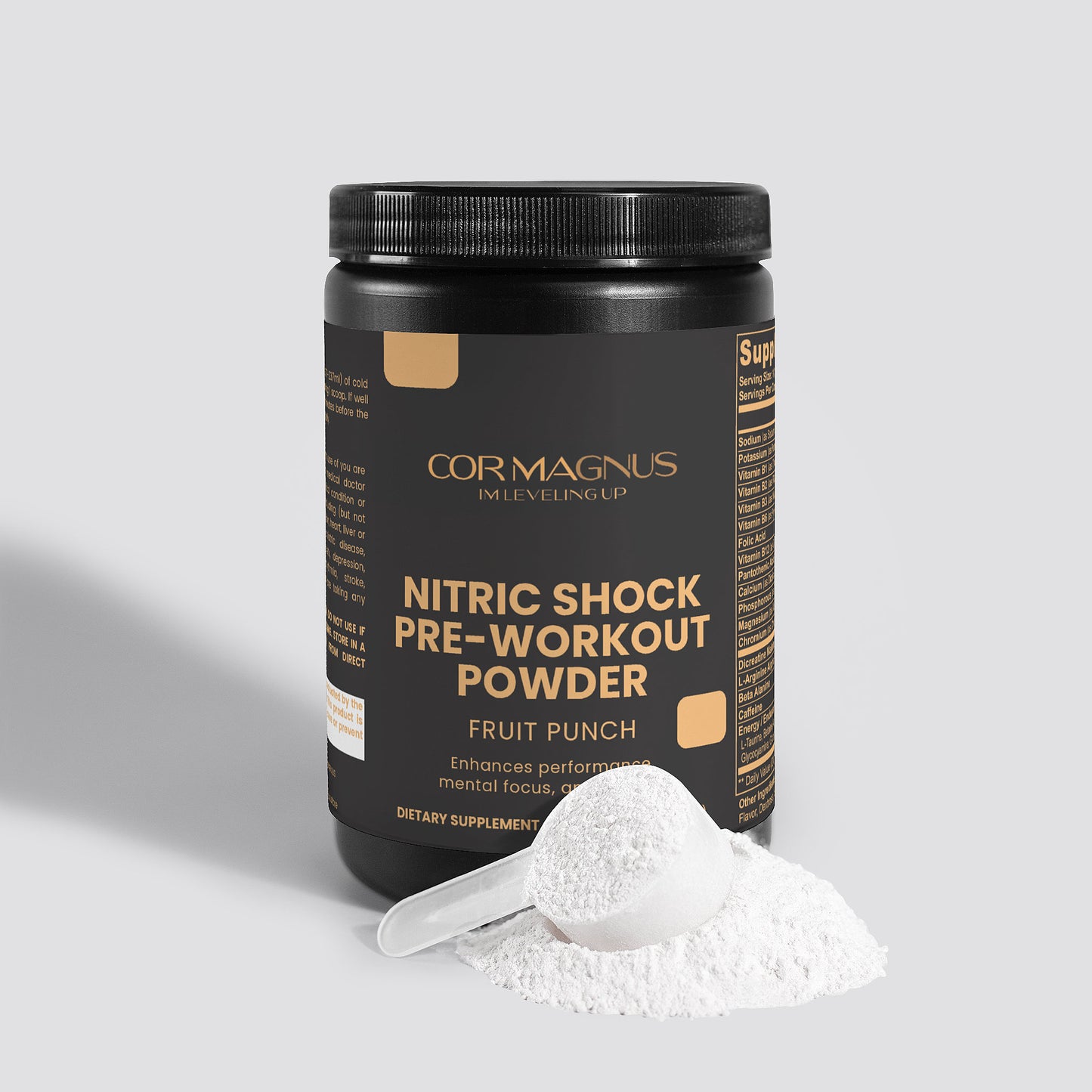 Nitric Shock Pre-Workout Powder (Fruit Punch)